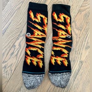 STANCE Electrified Black Size: Medium (US Men's Shoe 6-8.5, Women's Shoe 8-10.5)